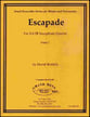 ESCAPADE SAXOPHONE QUARTET cover